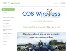 Tablet Screenshot of coswireless.com